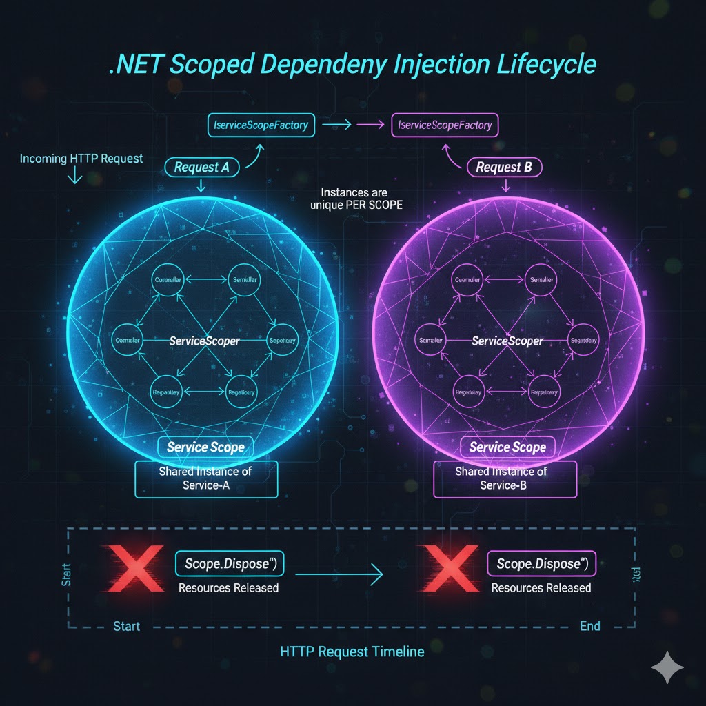 DI Scoped 生命周期
